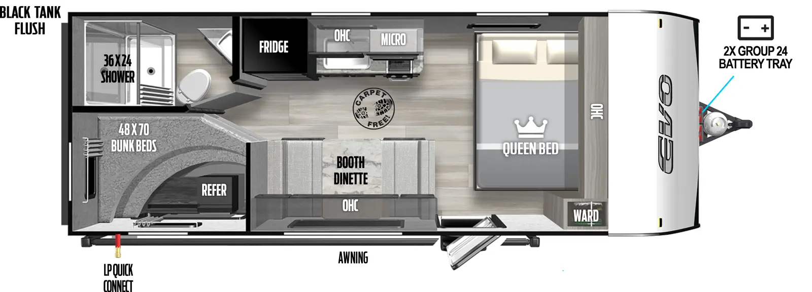 Evo East 17BH Floorplan